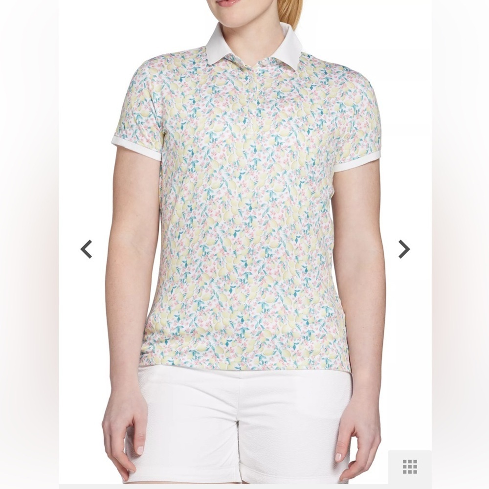Walter Hagen Scallop Hem Golf Polo Women’s Medium UPF 50+ NWT - Picture 3 of 8